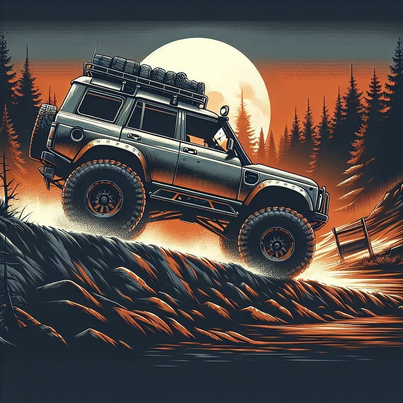 A HUMMER vehicle traversing rugged terrain, highlighting the off-road benefits of the comprehensive HUMMER warranty in enhancing adventure confidence.