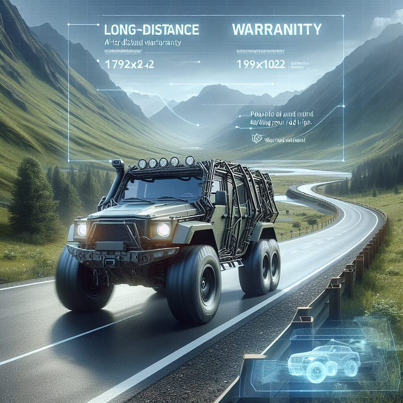 A HUMMER vehicle traversing a scenic highway, highlighting the travel benefits of the HUMMER warranty in ensuring seamless, long-distance road trips.