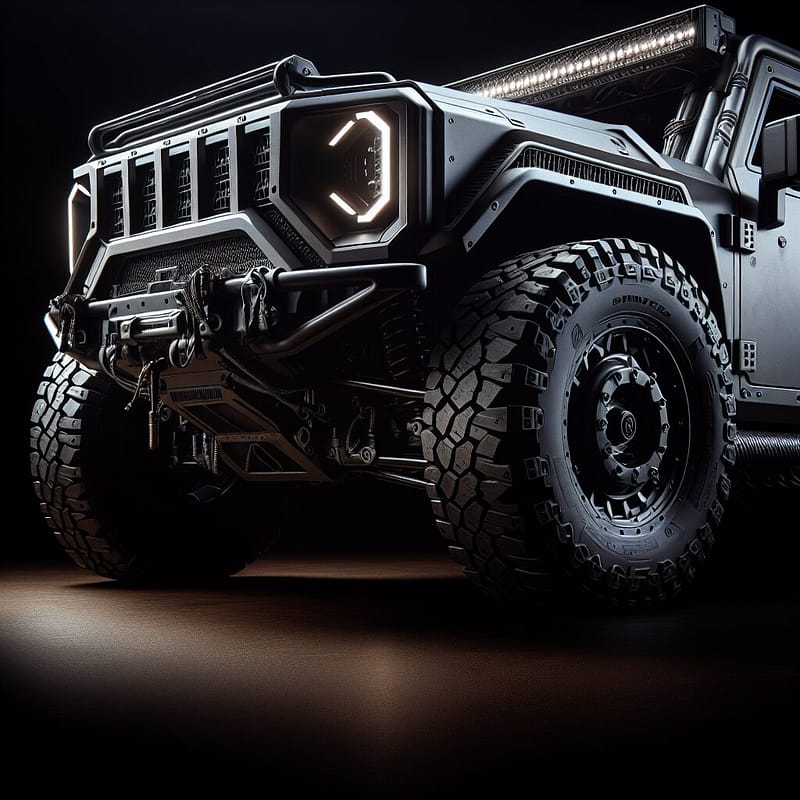 Hummer showcasing robust design and quality