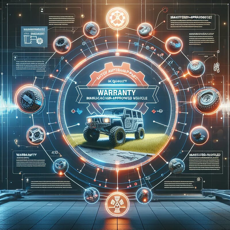 Diagram showing Hummer warranty process with OEM parts